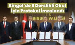 Bingöl’de 8 Derslikli Okul İçin Protokol İmzalandı