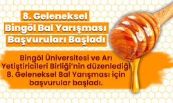 8. Geleneksel Bingöl Bal Yarışması Başvuruları Başladı