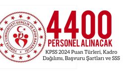 Gençlik ve Spor Bakanlığı 4.400 Personel Alımı Yapacak! KPSS 2024 Puan Türleri, Kadro Dağılımı, Başvuru Şartları ve SSS