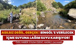 Asılsız Değil, Gerçek! Bingöl’e Verilecek İçme Suyuna Lağım Suyu Karışıyor!