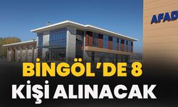 Bingöl’de 8 Kişi Alınacak