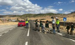 Köy Öğrencilerine Trafik Eğitimi Verildi