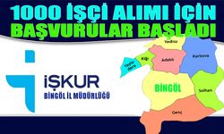 Bingöl'de 1000 Personel Alımı Süreci Başladı!