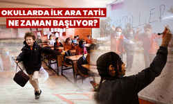Okullarda İlk Ara Tatil Ne Zaman Başlıyor?
