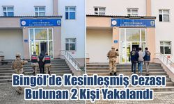 Bingöl’de Kesinleşmiş Cezası Bulunan 2 Kişi Yakalandı
