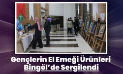 Gençlerin El Emeği Ürünleri Bingöl’de Sergilendi