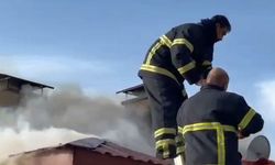 Kovancılar’da Çatı Yangını