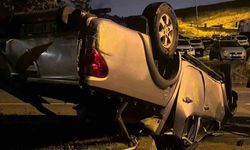 Kamyonet Takla Attı: Sürücü Mucizevi Şekilde Kurtuldu