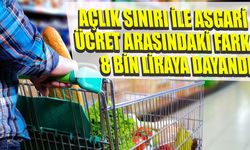Açlık Sınırı İle Asgari Ücret Arasındaki Fark 8 Bin Liraya Dayandı