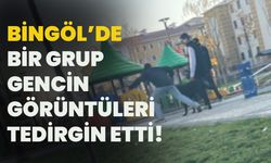 Bingöl’de Bir Grup Gencin Görüntüleri Tedirgin Etti!