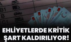 Ehliyetlerde Kritik Şart Kaldırılıyor!