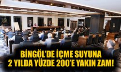 Bingöl’de içme suyuna 2 yılda yüzde 200’e yakın zam!