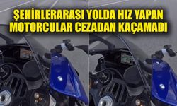 Bingöl-Muş yolunda hız yapan motorcular cezadan kaçamadı