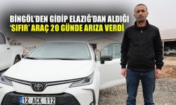 Bingöl’den Gidip Elazığ’dan Aldığı ‘Sıfır’ Araç 20 Günde Arıza Verdi
