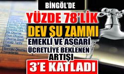 Bingöl Belediyesi’nin Dev Su Zammı, Emekliye ve Asgari Ücretliye Beklenen Zammı 3’e Katladı!