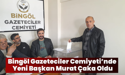 Bingöl Gazeteciler Cemiyeti’nde Yeni Başkan Murat Çaka Oldu