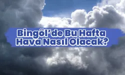 Bingöl’de Bu Hafta Hava Nasıl Olacak?