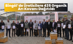 Bingöl’de Üreticilere 435 Organik Arı Kovanı Dağıtıldı