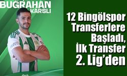 12 Bingölspor, Transferlere Başladı, İlk Transfer 2. Lig’den