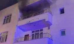 Apartman Dairesinde Korkutan Yangın