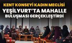 Kent Konseyi Kadın Meclisi Yeşilyurt’ta Mahalle Buluşması Gerçekleştirdi