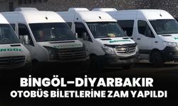 Bingöl–Diyarbakır Vıp Otobüs Biletlerine Zam Yapıldı