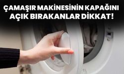 Çamaşır Makinesinin Kapağını Açık Bırakanlar Dikkat!