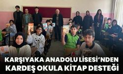Karşıyaka Anadolu Lisesi’nden Kardeş Okula Kitap Desteği