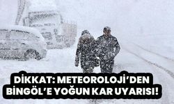 Dikkat: Meteoroloji Bingöl’ü uyardı!