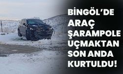Araç Şarampole Uçmaktan Son Anda Kurtuldu!