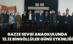 Gazze Sevgi Anaokulunda 12.12 Bingöllüler Günü Etkinliği