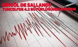 Tunceli'de 4.2 Büyüklüğünde Deprem: Bingöl de Sallandı