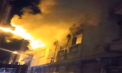 Elazığ'da Korkutan Bina Yangını