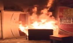 Elazığ'da Lokanta Yandı, İmdadına Komşular Yetişti