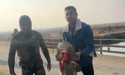 Karasu Çayı’nda Ekipmansız Balık Avı