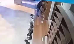 Camide Ayakkabı Hırsızlığı Kamerada