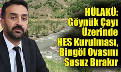 Hülakü: Göynük Çayı Üzerinde HES Kurulması, Bingöl Ovasını Susuz Bırakır