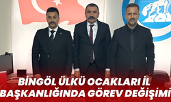 Bingöl Ülkü Ocakları İl Başkanlığında Görev Değişimi