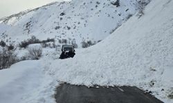 Bingöl'de İki İlçe Arasına Çığ Düştü