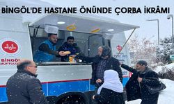 Bingöl'de Devlet Hastanesi Önünde Çorba İkramı