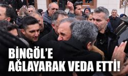 Bingöl’e Ağlayarak Veda Etti!