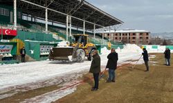 Şehir Stadı’nda Karla Mücadele Çalışmaları Tamamlandı