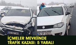 İçmeler Mevkiinde 2 Otomobil Çarpıştı: 5 Yaralı