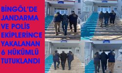 Bingöl’de Aranan 6 Hükümlü Tutuklandı