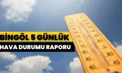 Bingöl’de 5 Günlük Hava Durumu Raporu