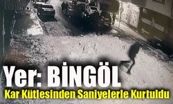 Kar Kütlesinden Saniyelerle Kurtuldu