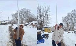 Palu'da Buz Sarkıtlarının Boyu 2 Metreyi Aştı