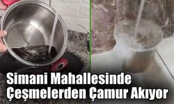 Simani Mahallesinde Çeşmelerden Çamur Akıyor