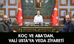 Vali Usta’ya, Koç ve Aba’dan Veda Ziyareti