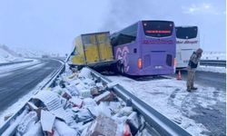 Bingöl Firmasına Ait Otobüs Kaza Yaptı: 9 Kişi Yaralandı